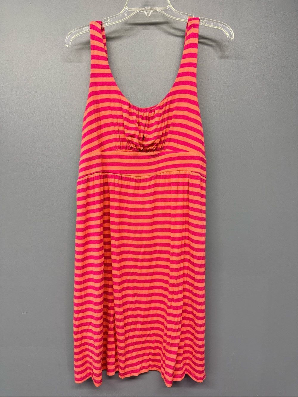 Apt. 9 Pink and Orange Striped Sleeveless Sundress